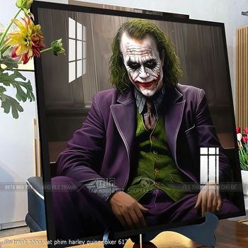file tranh nhan vat phim harley quinn joker 617