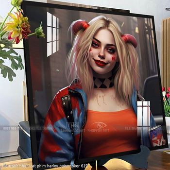 file tranh nhan vat phim harley quinn joker 619