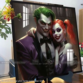 file tranh nhan vat phim harley quinn joker 632