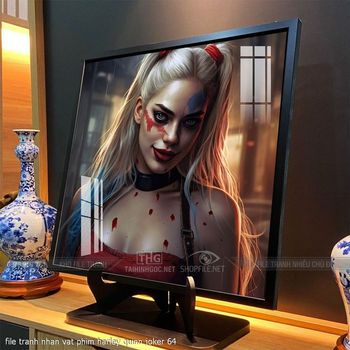 file tranh nhan vat phim harley quinn joker 64