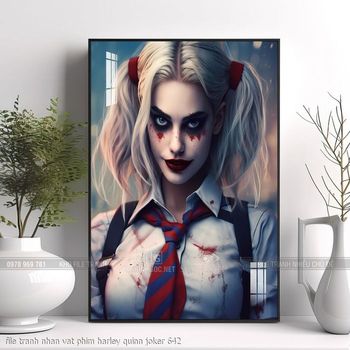 file tranh nhan vat phim harley quinn joker 642