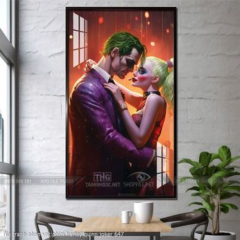 file tranh nhan vat phim harley quinn joker 647