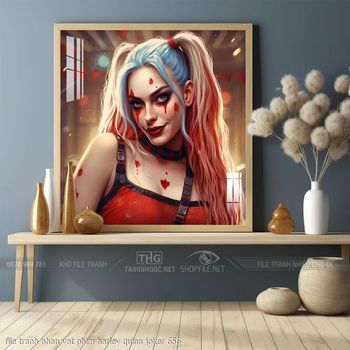 file tranh nhan vat phim harley quinn joker 656