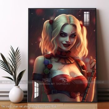 file tranh nhan vat phim harley quinn joker 658