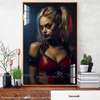 file tranh nhan vat phim harley quinn joker 660