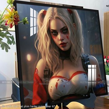 file tranh nhan vat phim harley quinn joker 67
