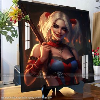 file tranh nhan vat phim harley quinn joker 670