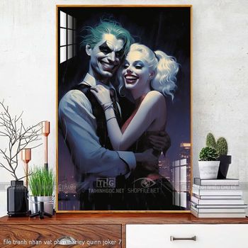 file tranh nhan vat phim harley quinn joker 7