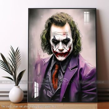 file tranh nhan vat phim harley quinn joker 711