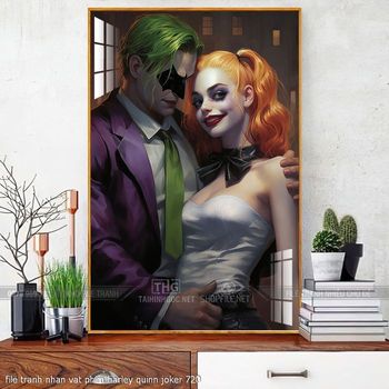 file tranh nhan vat phim harley quinn joker 720