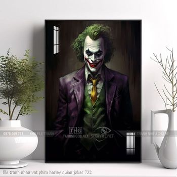 file tranh nhan vat phim harley quinn joker 732