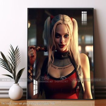 file tranh nhan vat phim harley quinn joker 738