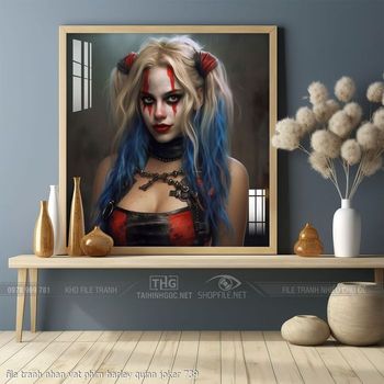 file tranh nhan vat phim harley quinn joker 739