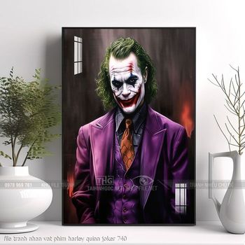file tranh nhan vat phim harley quinn joker 740