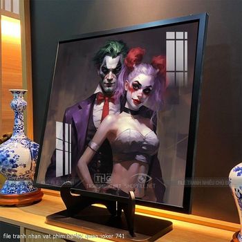 file tranh nhan vat phim harley quinn joker 741
