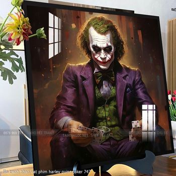 file tranh nhan vat phim harley quinn joker 747