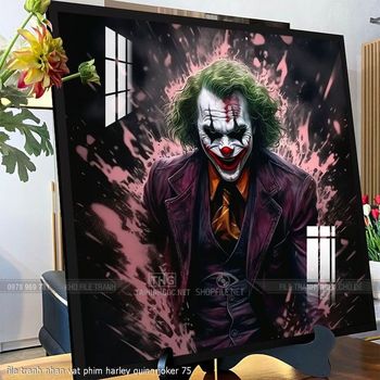 file tranh nhan vat phim harley quinn joker 75