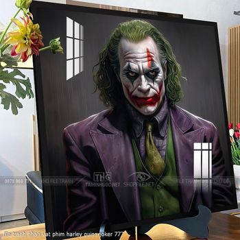 file tranh nhan vat phim harley quinn joker 777