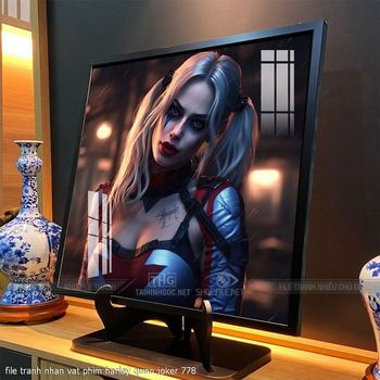 file tranh nhan vat phim harley quinn joker 778