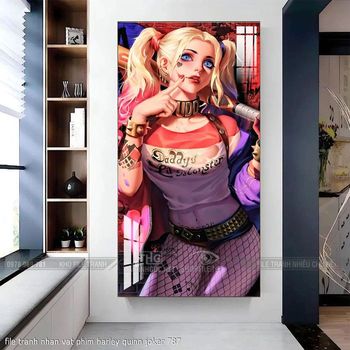 file tranh nhan vat phim harley quinn joker 787