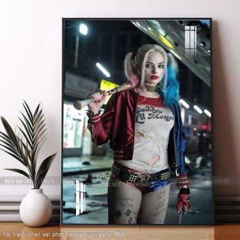 file tranh nhan vat phim harley quinn joker 789