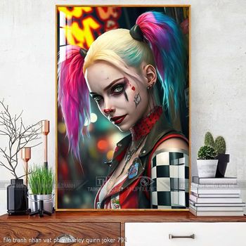 file tranh nhan vat phim harley quinn joker 791