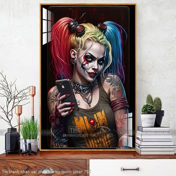 file tranh nhan vat phim harley quinn joker 792