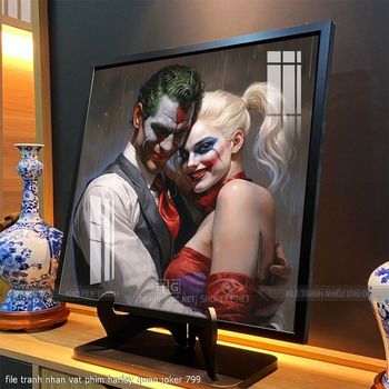 file tranh nhan vat phim harley quinn joker 799