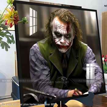file tranh nhan vat phim harley quinn joker 800