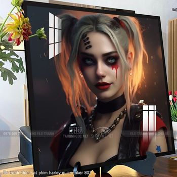 file tranh nhan vat phim harley quinn joker 801