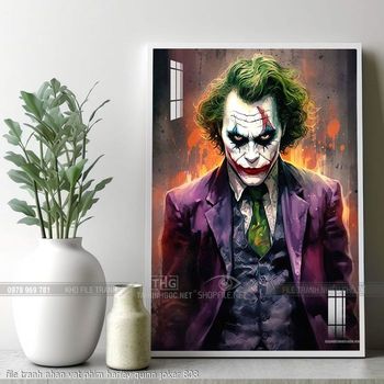 file tranh nhan vat phim harley quinn joker 808
