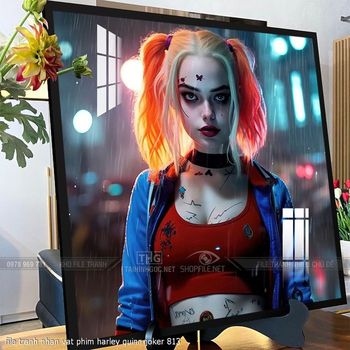 file tranh nhan vat phim harley quinn joker 813