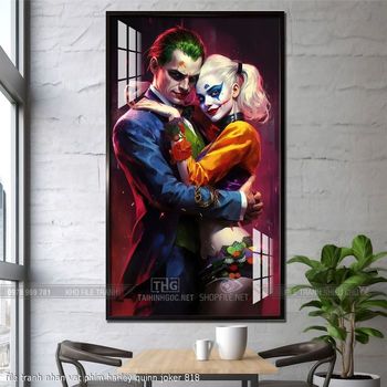 file tranh nhan vat phim harley quinn joker 818