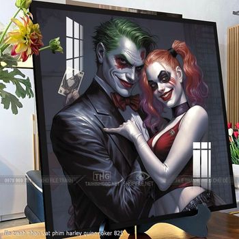 file tranh nhan vat phim harley quinn joker 825
