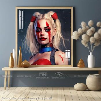 file tranh nhan vat phim harley quinn joker 860