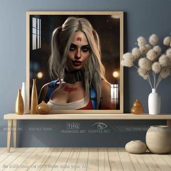 file tranh nhan vat phim harley quinn joker 866