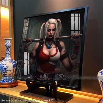file tranh nhan vat phim harley quinn joker 870