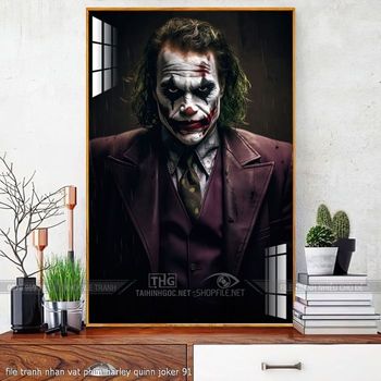 file tranh nhan vat phim harley quinn joker 91