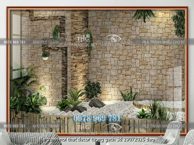 file tranh noi that decor tuong gach 3d 29072025 dao