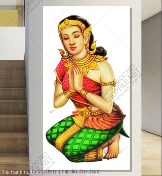 file tranh nu thanh de tu phat diu dep