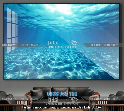 file tranh nuoc bien trang tri be ca decal dan kinh r3d 147