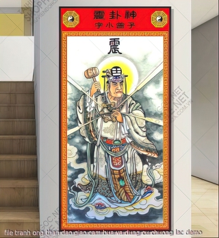 tranh phat giao file tranh ong than dao giao cam bua va dung cu chuong lac