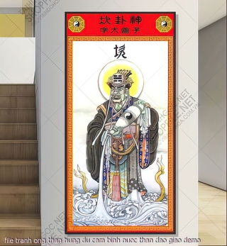 tranh phat giao file tranh ong than hung du cam binh nuoc than dao giao