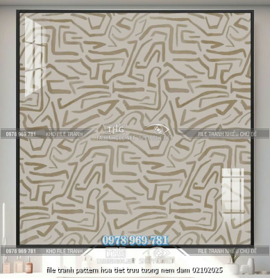 file tranh pattern hoa tiet truu tuong nem dam 02102025