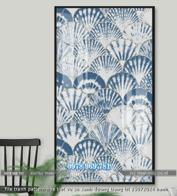 file tranh pattern hoa tiet vo so xanh duong trang tri 25072024 hanh