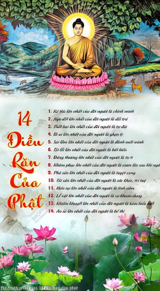 file tranh phat giao 14 dieu ran cua phat