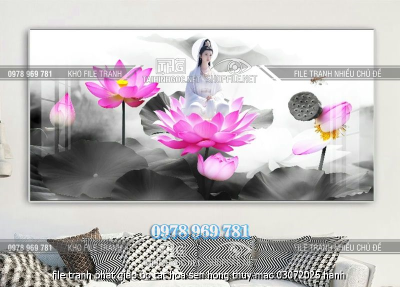 file tranh phat giao bo tat hoa sen hong thuy mac 03072025 hanh