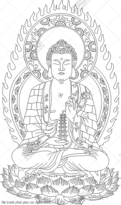 file vector tranh phat giao cnc nghe thuat file vector tranh phat giao cnc nghe thuat