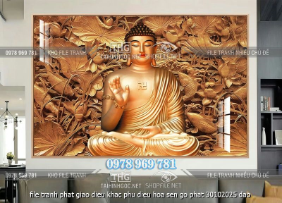 file tranh phat giao dieu khac phu dieu hoa sen go phat 30102025 dao
