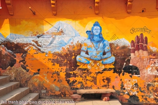 file tranh phat giao duc phat mau xanh